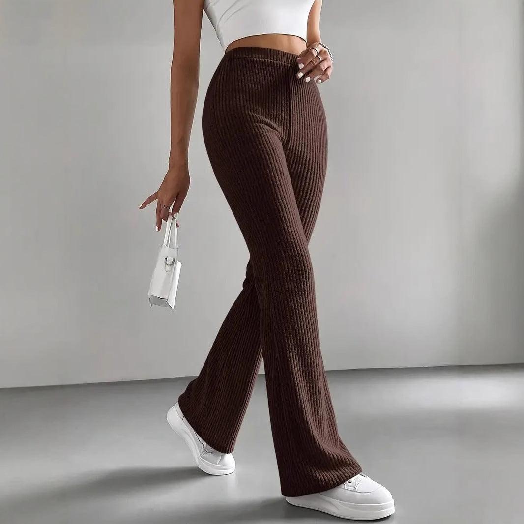 Women Autumn Solid Color Casual Pants - Venus Trendy Fashion Online