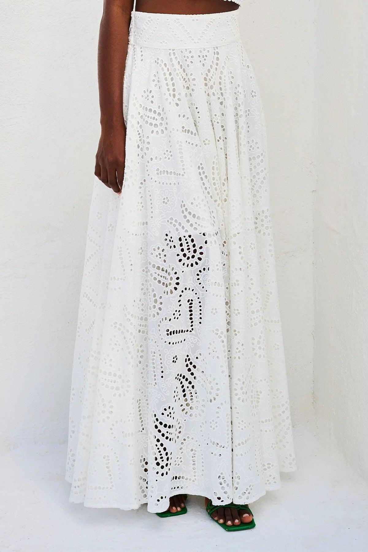 Spring Summer Sleeveless Long Skirt Pocket Set - Venus Trendy Fashion Online