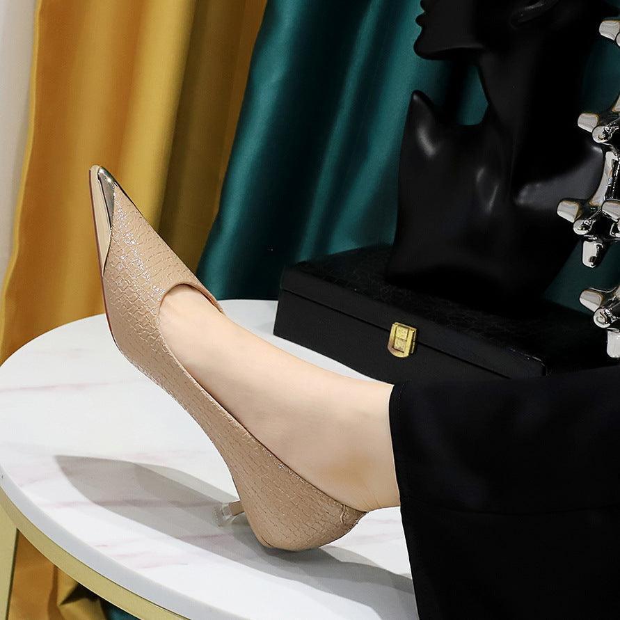 Retro High Heels Stiletto Heel Cocktail Women Shoes - Venus Trendy Fashion Online