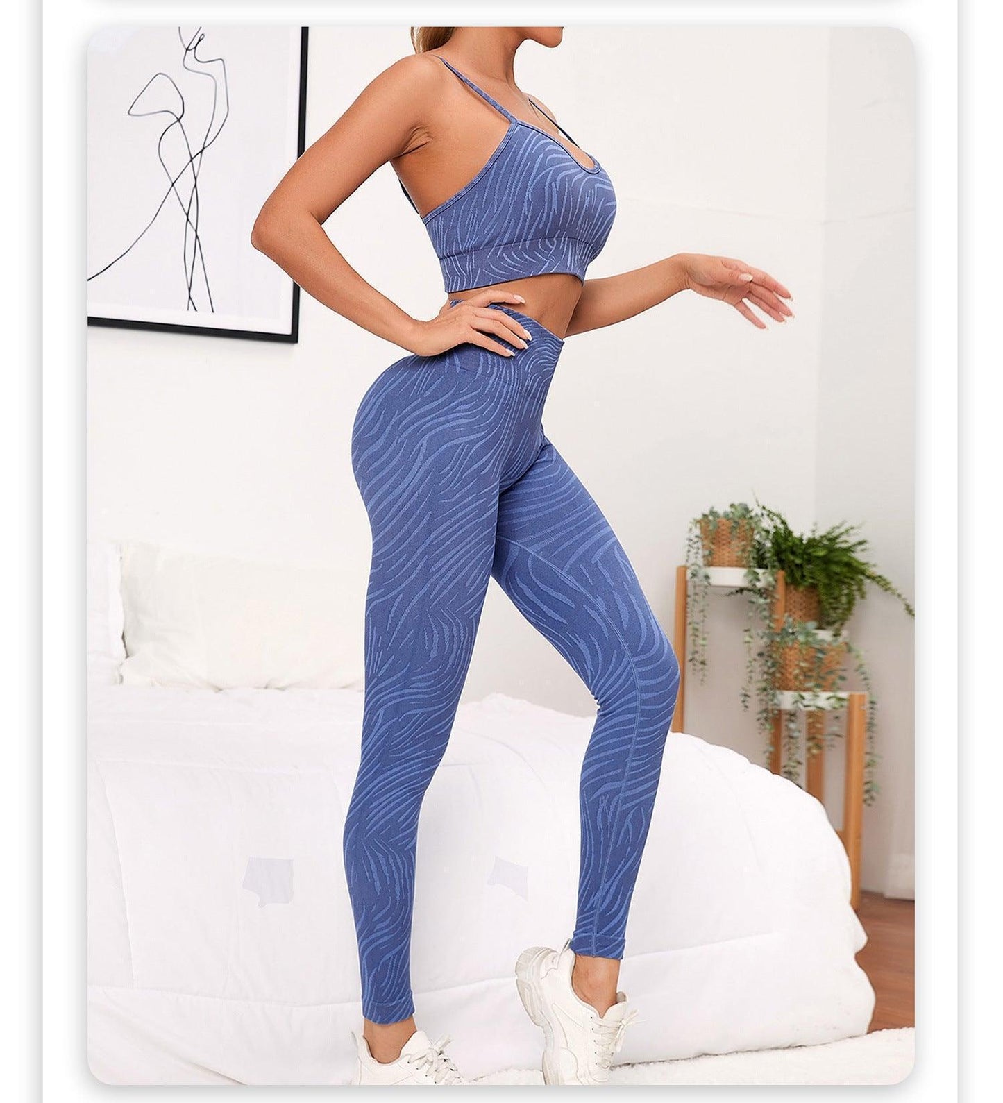 Sports Fitness High Waist Trousers Running Yoga Clothes - Venus Trendy Fashion Online