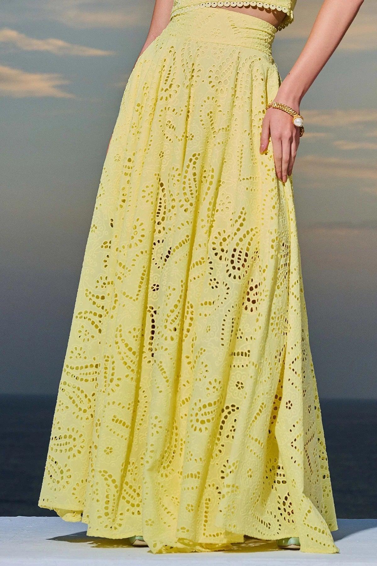 Spring Summer Sleeveless Long Skirt Pocket Set - Venus Trendy Fashion Online