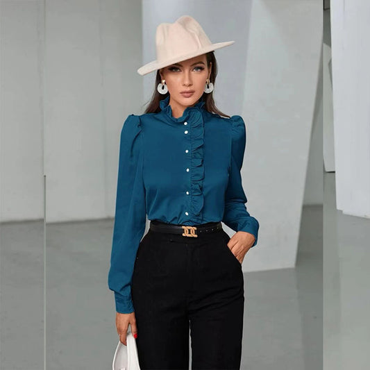 Women High Grade Acetate Fabric Shirt