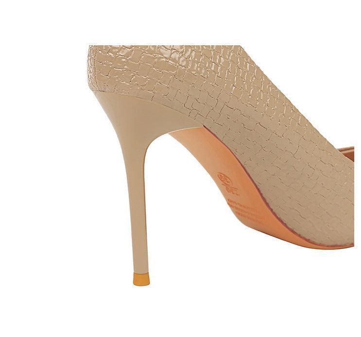 Retro High Heels Stiletto Heel Cocktail Women Shoes - Venus Trendy Fashion Online