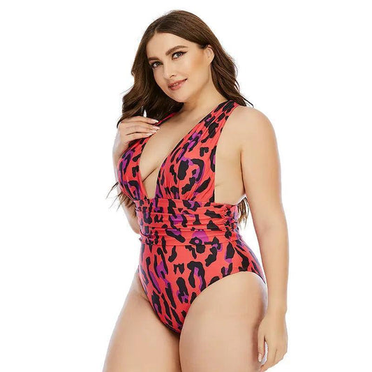 Plus Size Plus Size New One-Piece Swimsuit Woman Swimsuit Extra Large Swimsuit - Venus Trendy Fashion Online