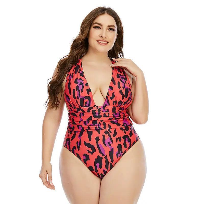 Plus Size Plus Size New One-Piece Swimsuit Woman Swimsuit Extra Large Swimsuit - Venus Trendy Fashion Online