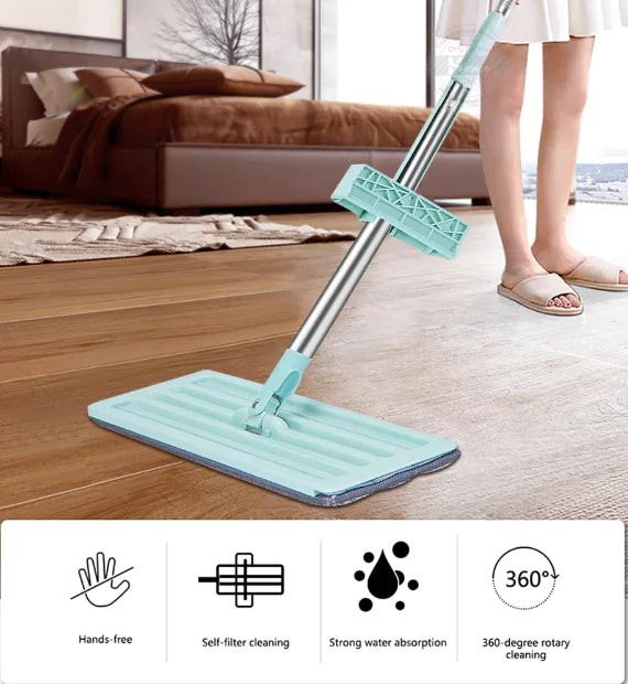 360 Hands-Free Microfiber Floor Mop - Venus Trendy Fashion Online
