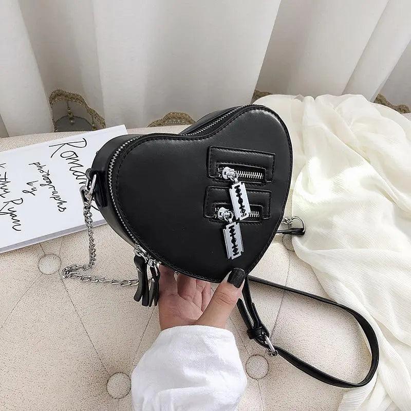 Red Love Heart Shape Shoulder Bag for Women - Venus Trendy Fashion Online