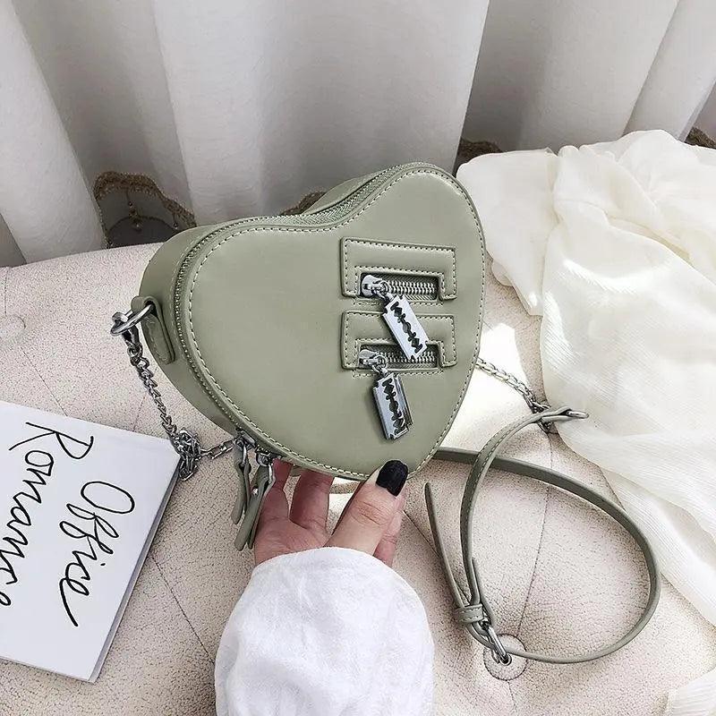 Red Love Heart Shape Shoulder Bag for Women - Venus Trendy Fashion Online