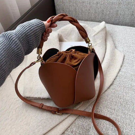 Retro Bucket Shoulder Bag - Venus Trendy Fashion Online