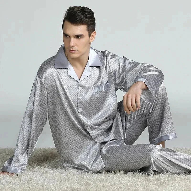 Men's Cozy Soft Print Pajama Set