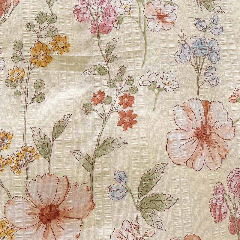 Flowers Cotton Duvet Cover Set