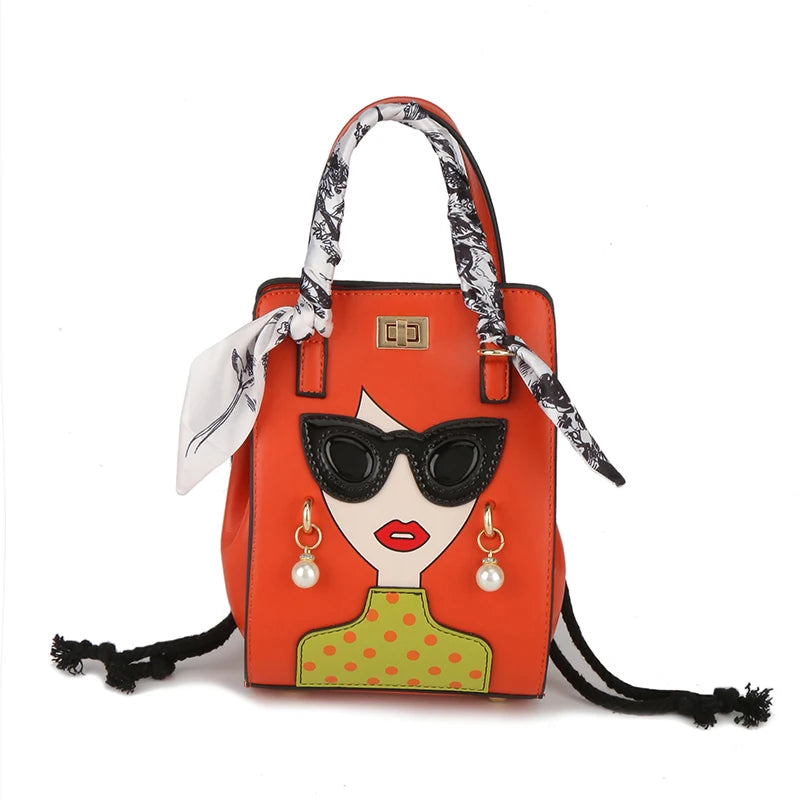 Beauty Glasses Design Handbags for Women