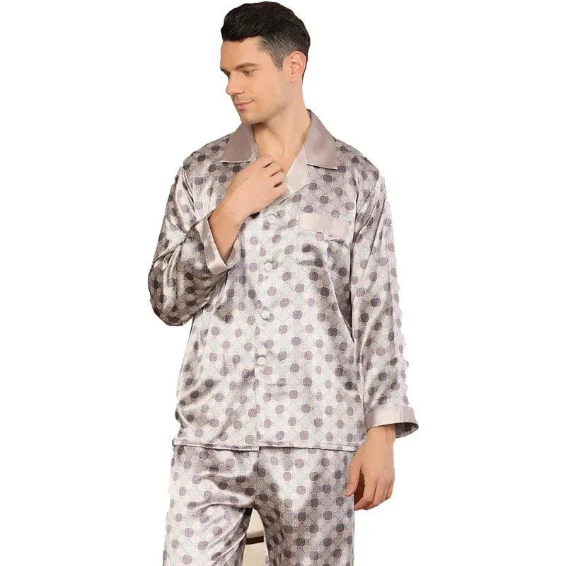 Men's Cozy Soft Print Pajama Set