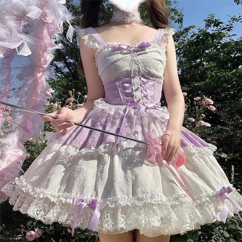 Summer Lady Girls Fairy Princess Lolita Dress - Venus Trendy Fashion Online