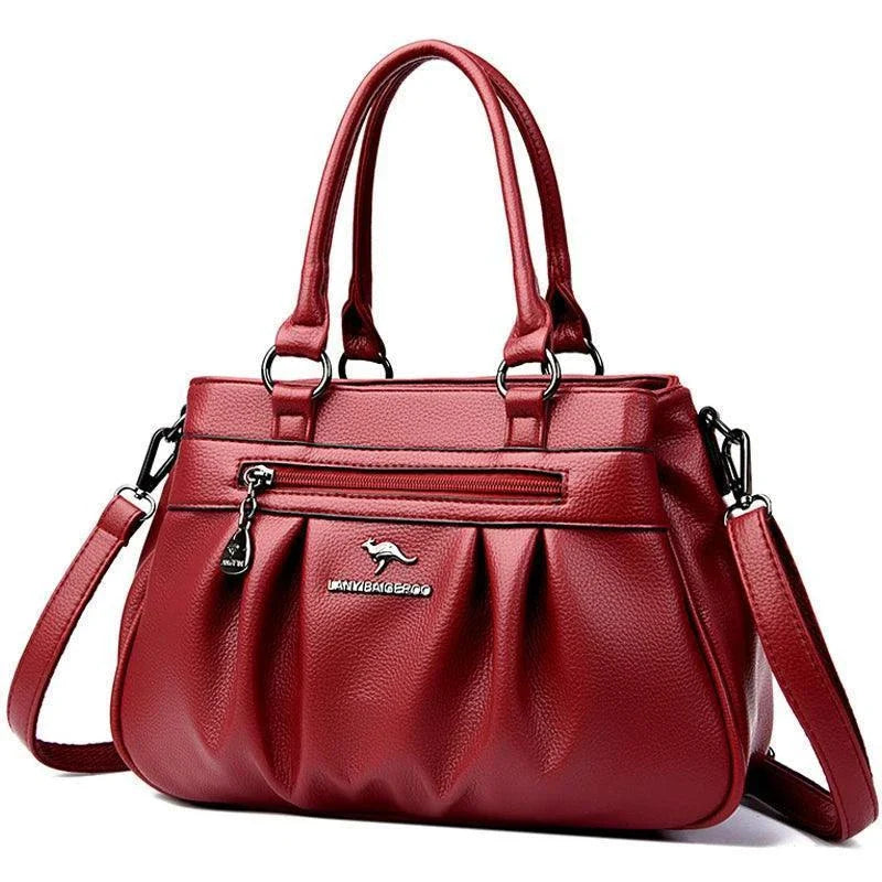 Women high-capacity Soft Leather Shoulder Cross-body Bags - Venus Trendy Fashion Online