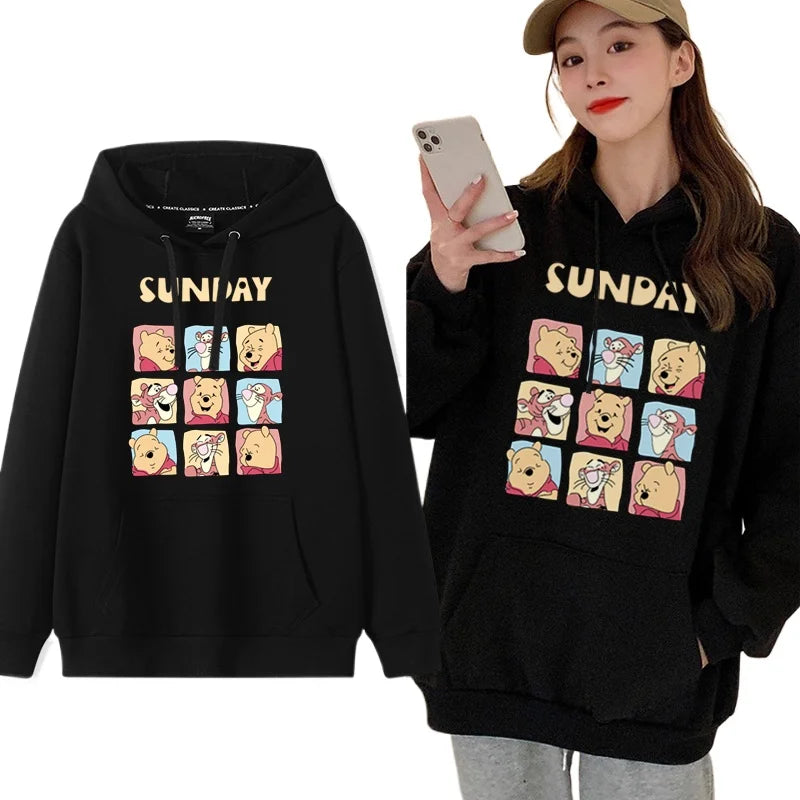 Cartoon Winnie the Pooh Comfortable Hooded