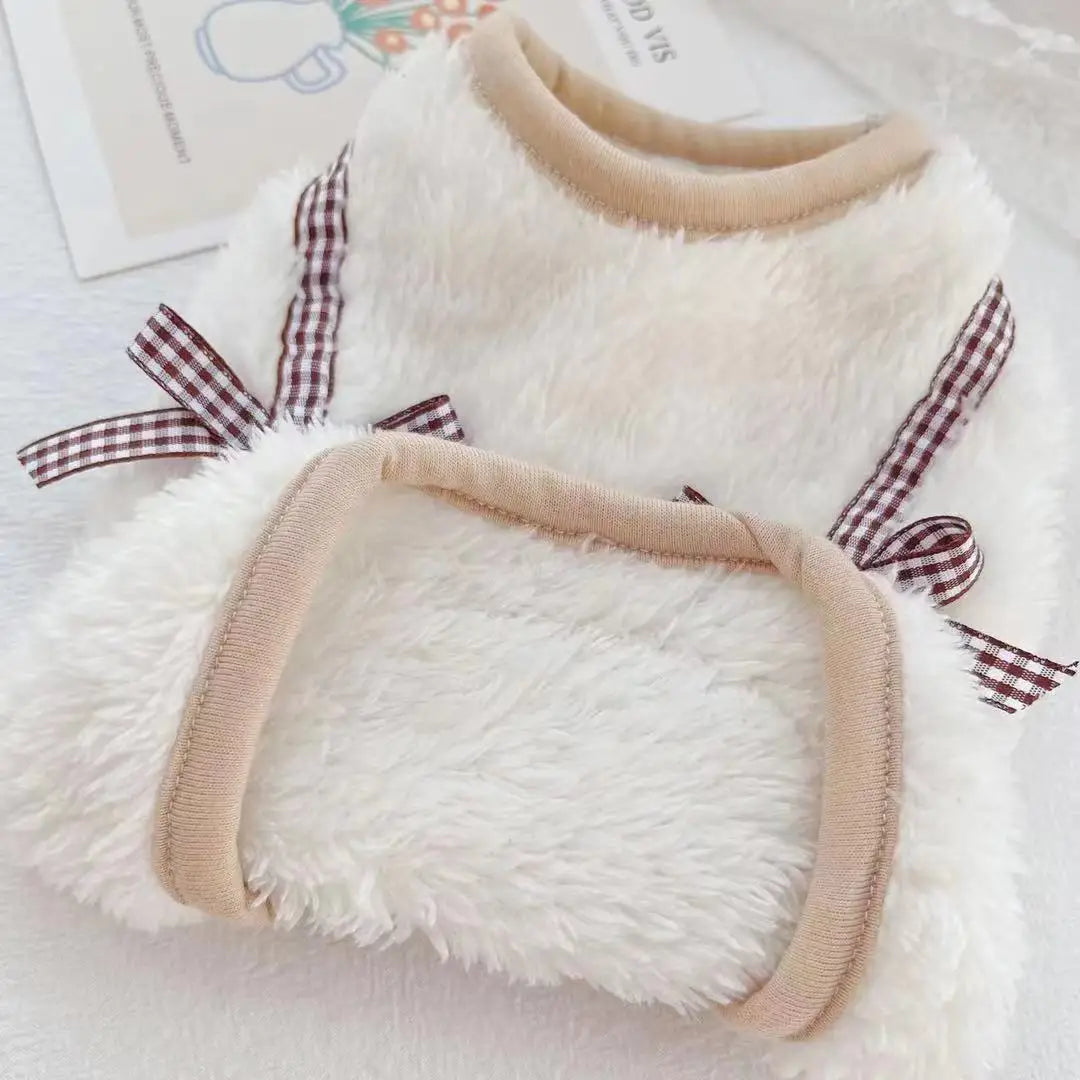 Puppy cute teddy bear autumn and winter warm clothes - Venus Trendy Fashion Online