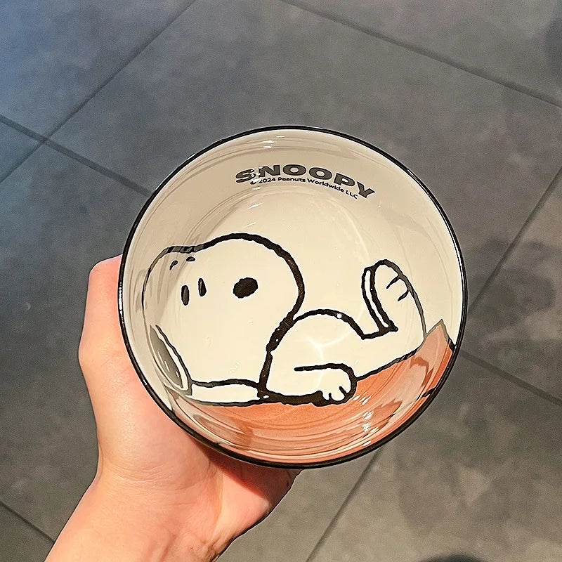 Snoopy New Cute Tableware Ceramic Bowl set