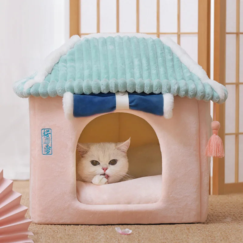 Winter Cozy Pet House For Cat Dog - Venus Trendy Fashion Online