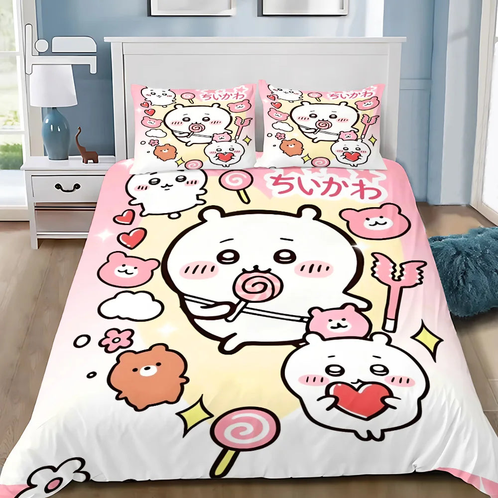 Animation Cartoon's Duvet Cover Pillowcase Bedding Set