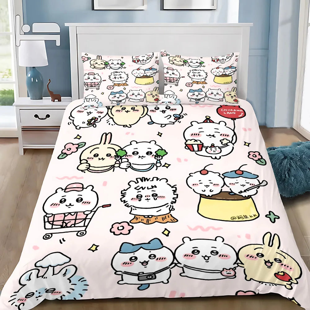 Animation Cartoon's Duvet Cover Pillowcase Bedding Set