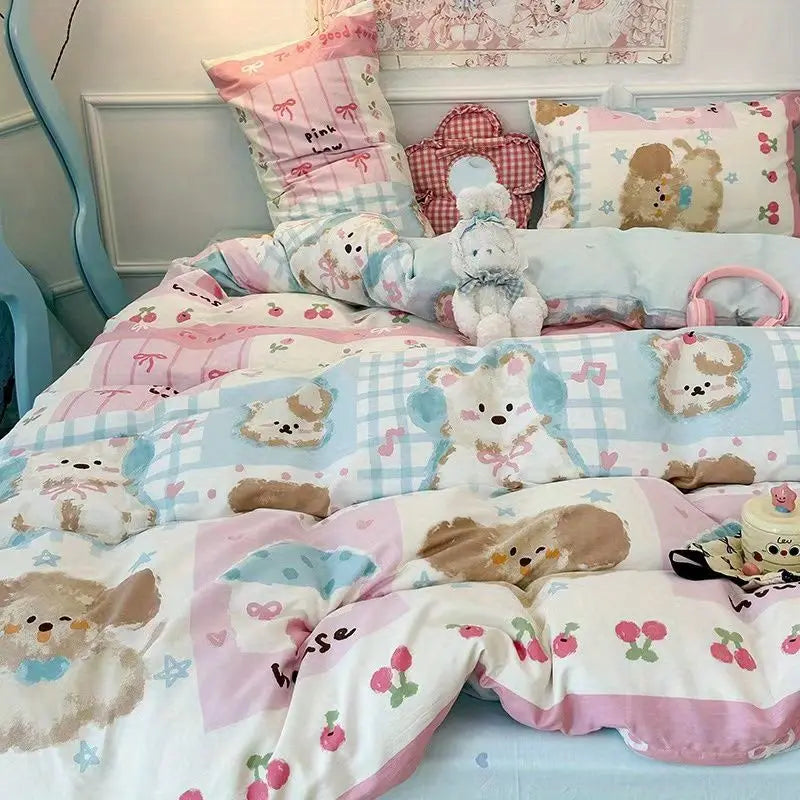 Kawaii Cartoon's Bedding Sets for Kids