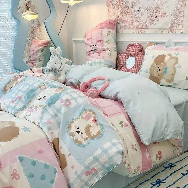 Kawaii Cartoon's Bedding Sets for Kids