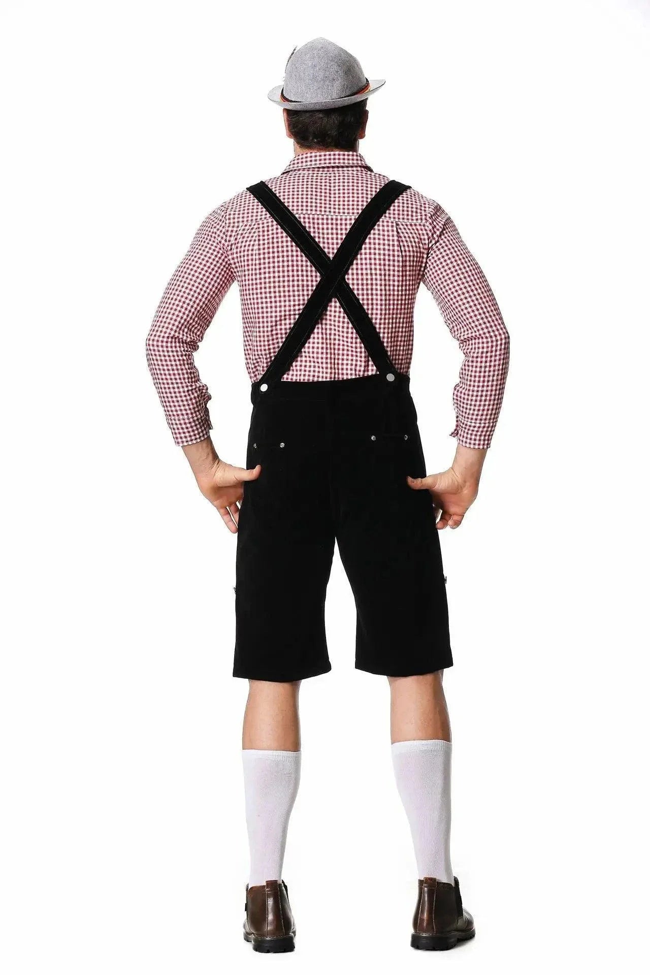 Three-Piece Set Oktoberfest Lederhosen Costume for Men - Venus Trendy Fashion Online
