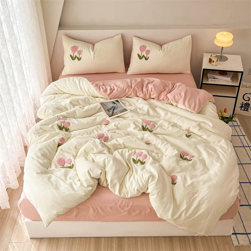 Printed Luxury Home Bedding Set