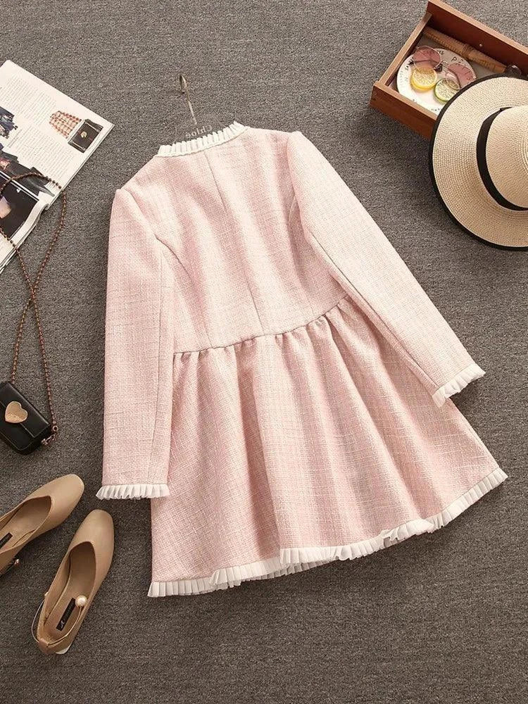 High Quality Small Fragrance Tweed Dresses For Women - Venus Trendy Fashion Online