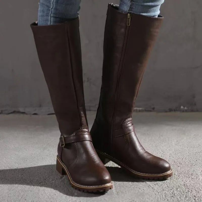 Hot Sale Zipper Women's Boots for Autumn / Winter - Venus Trendy Fashion Online
