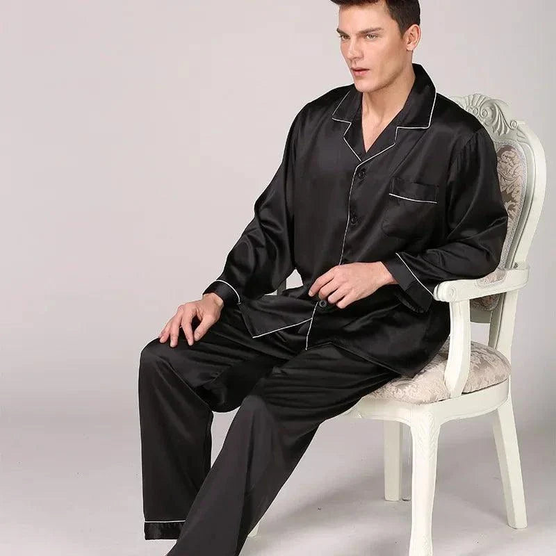 Men's Cozy Soft Print Pajama Set