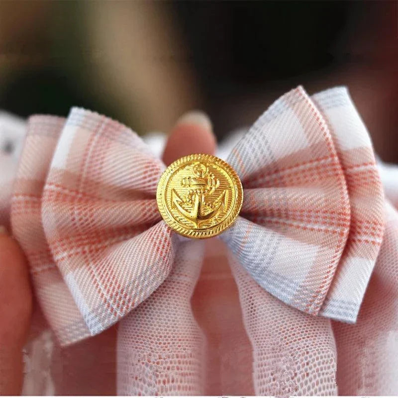 Pet Organza Cotton Gauze Necklace Accessories