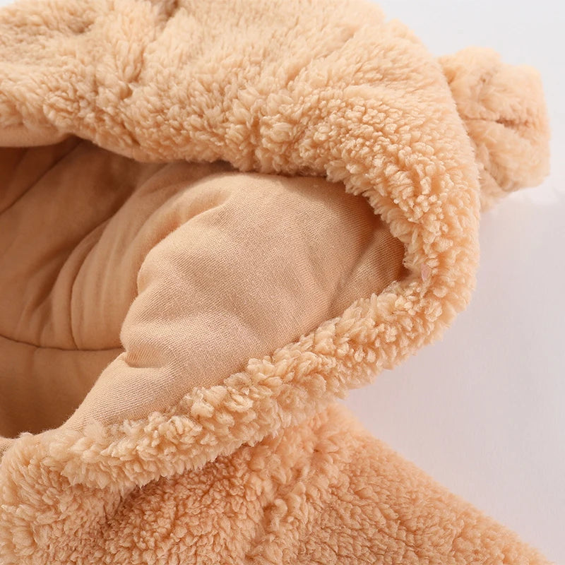 Newborn Baby Winter Warm Hooded