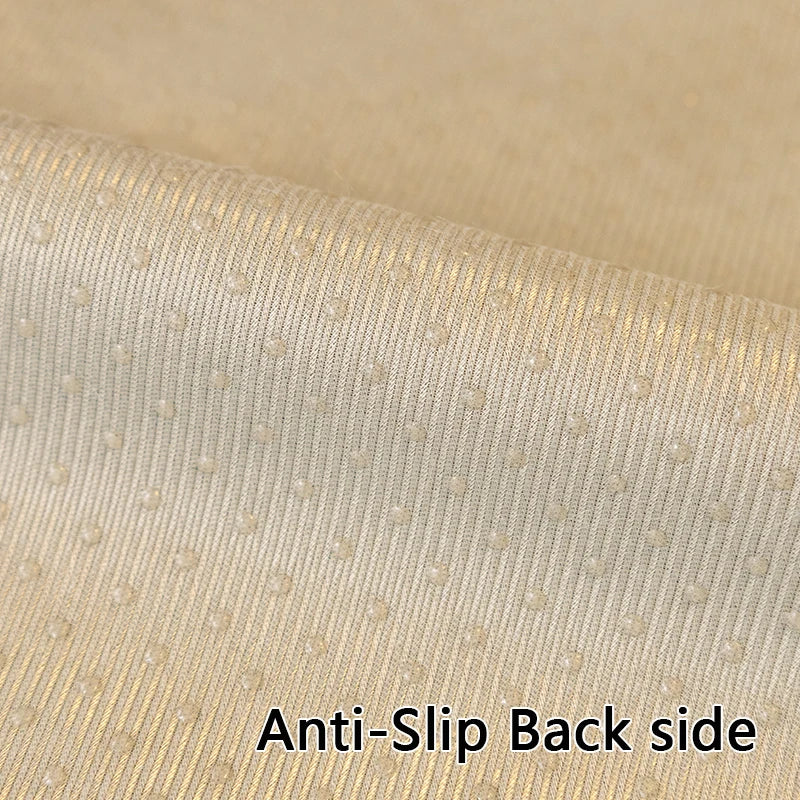 Solid colored plush non slip sofa cover