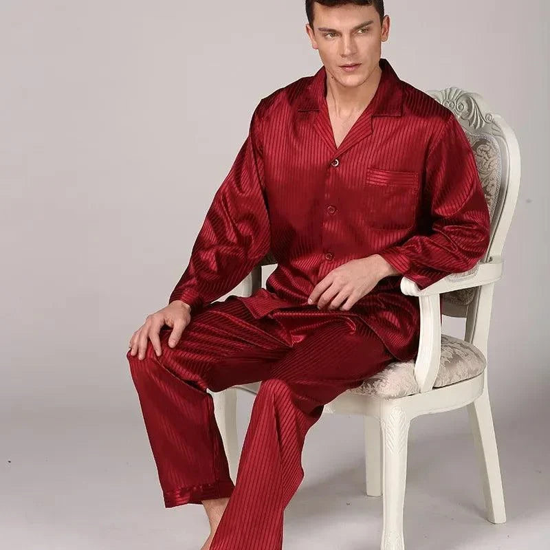 Men's Cozy Soft Print Pajama Set