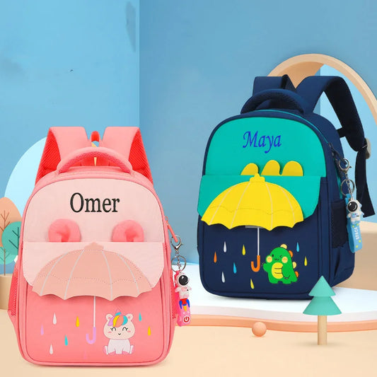 Personalized Embroidery Name Children's School Bag