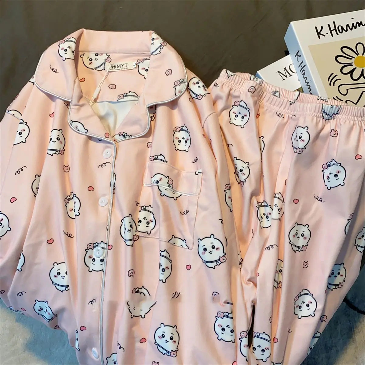 Chiikawa Hachiware Cute Pajamas Set