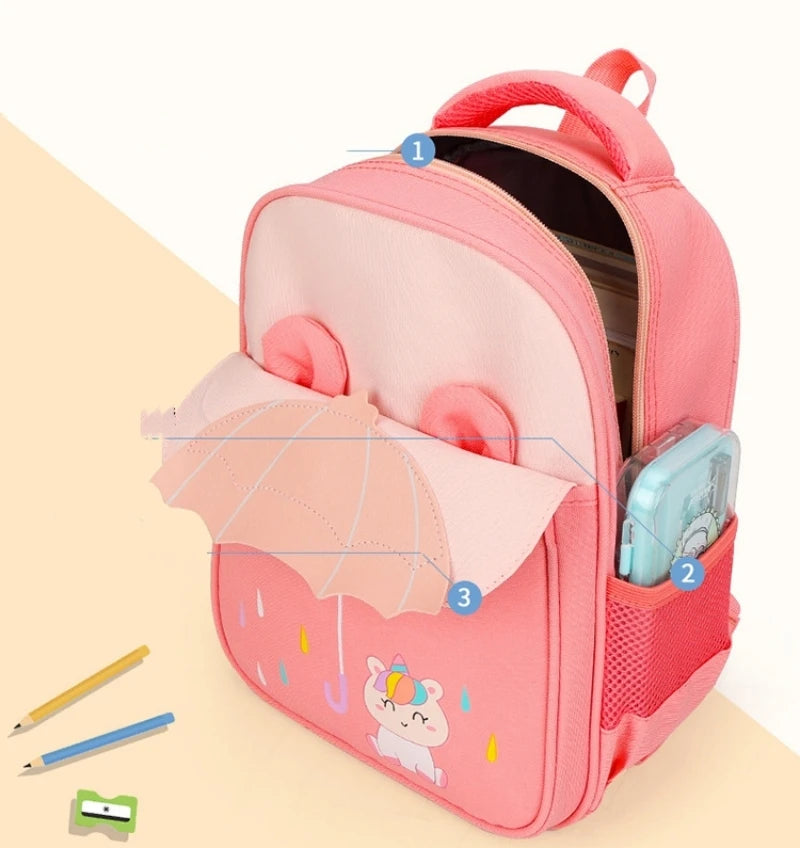 Personalized Embroidery Name Children's School Bag