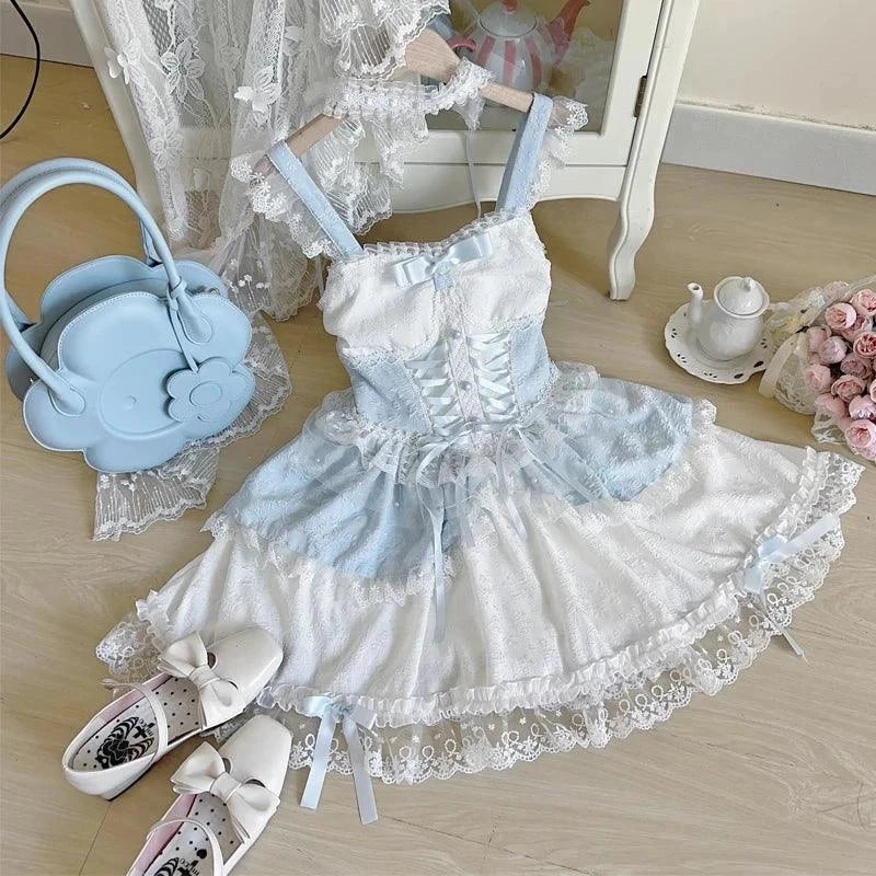 Summer Lady Girls Fairy Princess Lolita Dress - Venus Trendy Fashion Online