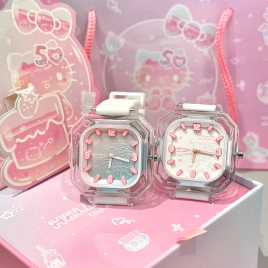 Hello Kitty Anime Model Kawaii Watch for Gift