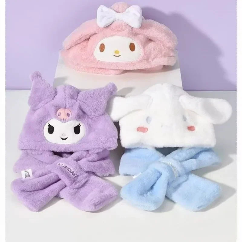 Cartoon Cute Anime Children's Hat Scarf