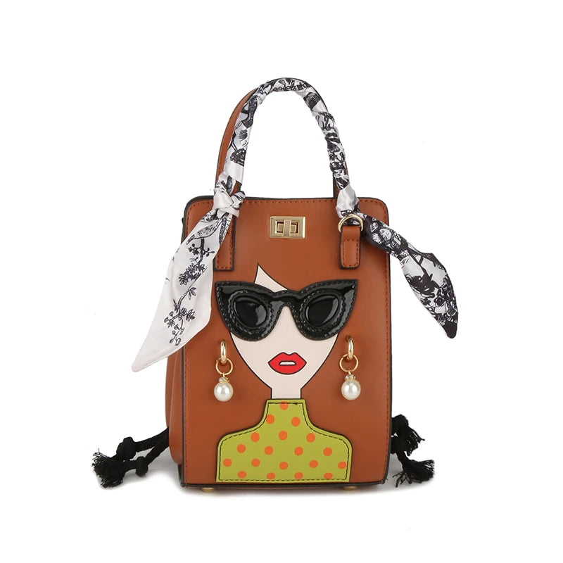 Beauty Glasses Design Handbags for Women