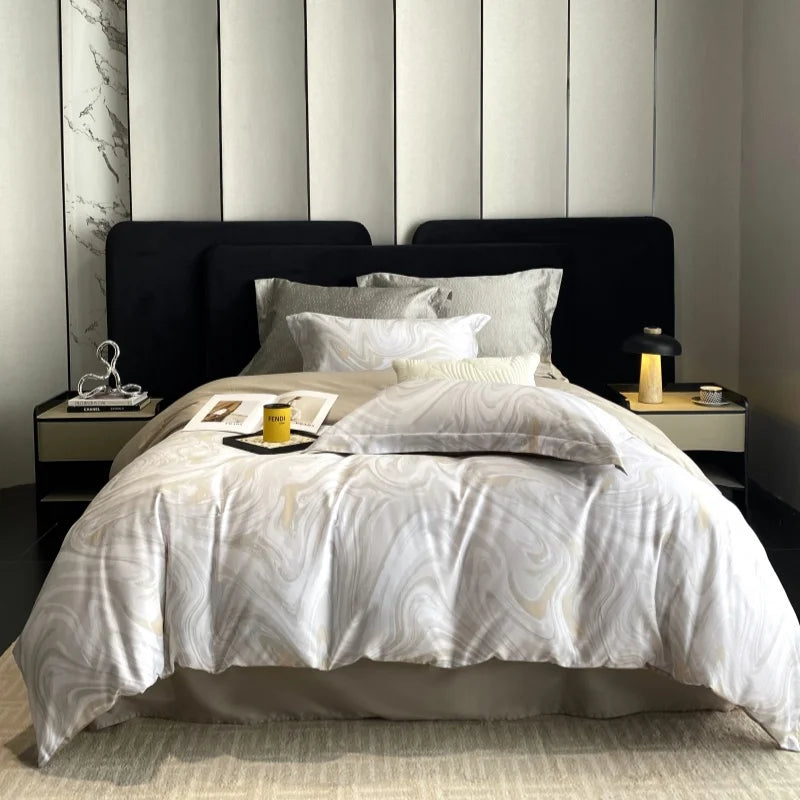 Botanical Flowers Cotton Luxury Soft Bedding Set