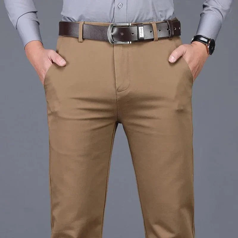 Classic Men's Business Straight Casual Pants