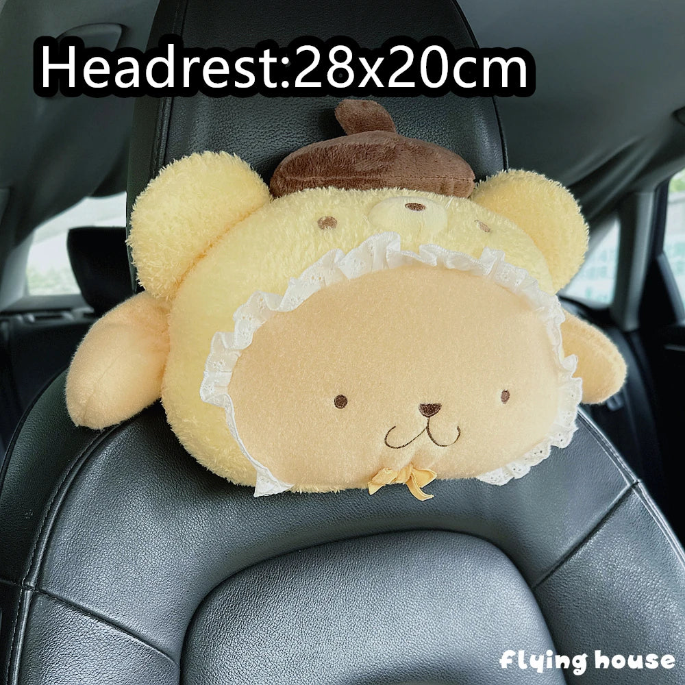 Cute Headrest Cushion Car Seat for Girl