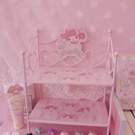 Sanrio girl's heart small table top shelf