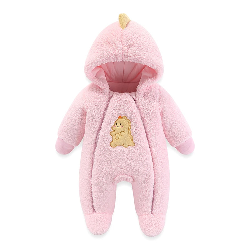 Newborn Baby Winter Warm Hooded