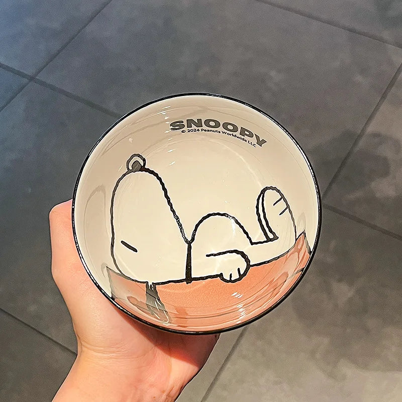 Snoopy New Cute Tableware Ceramic Bowl set