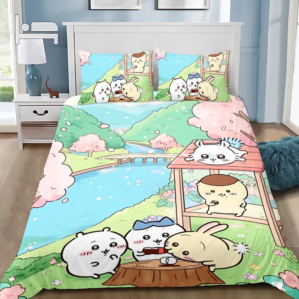 Animation Cartoon's Duvet Cover Pillowcase Bedding Set